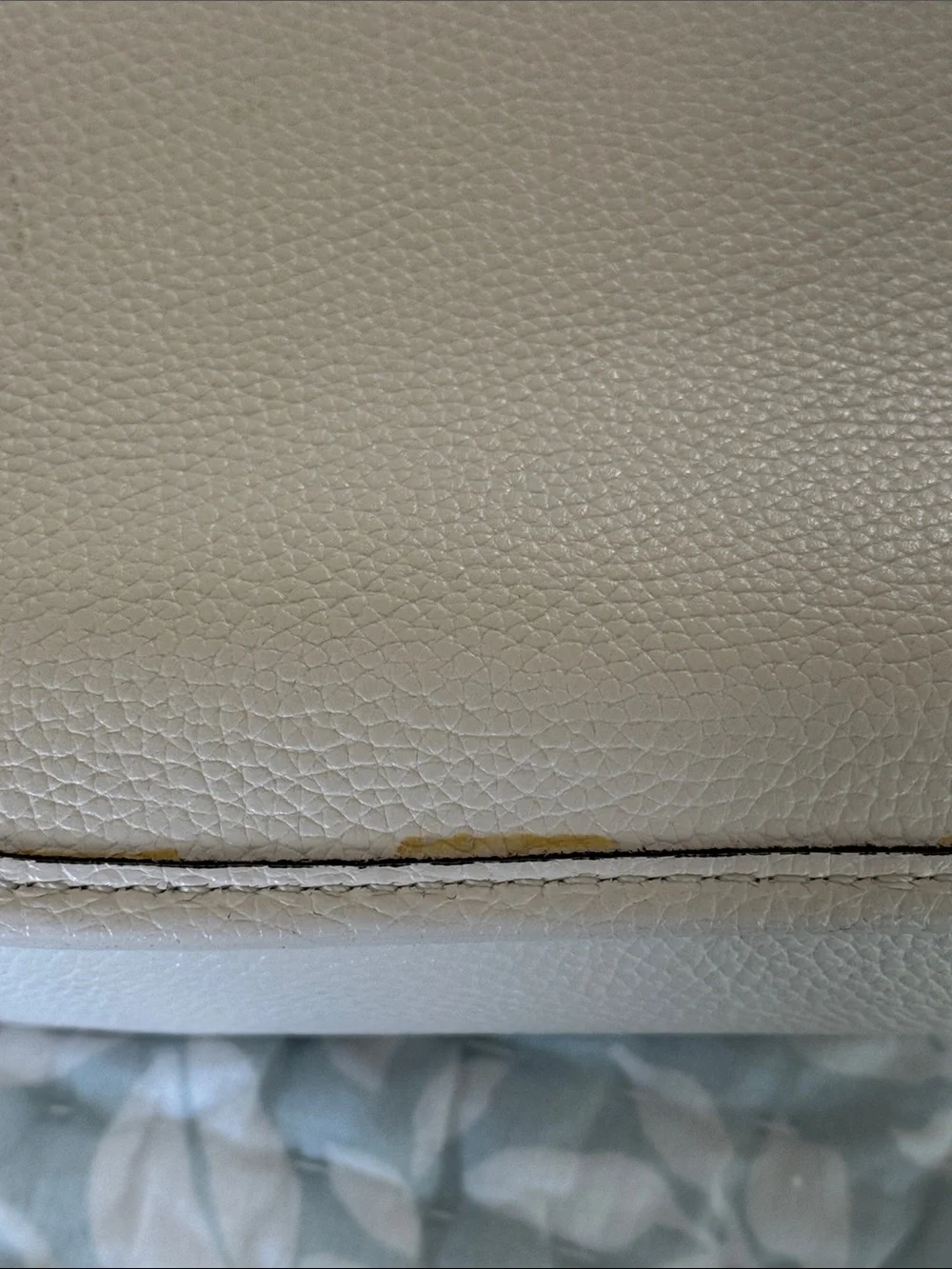 Coach Pebbled Leather Shoulder Bag in cream with Gold Hardware
